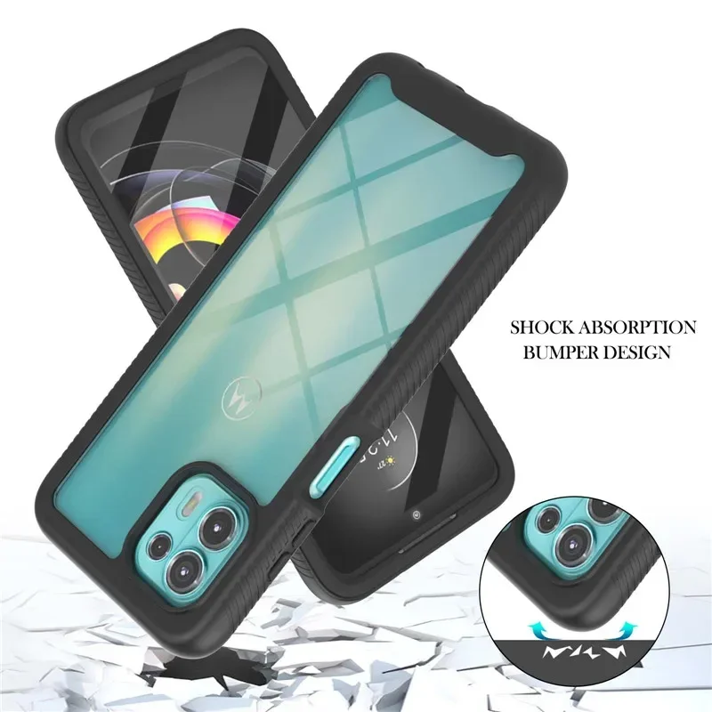 Crystal Clear Protective Case with PET Front Film
