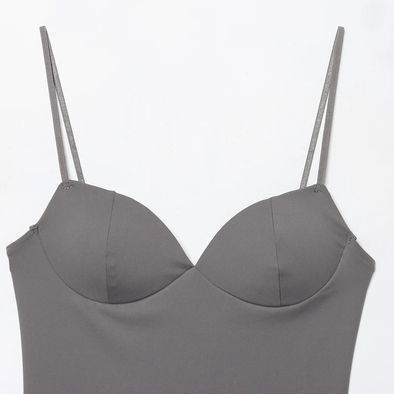 Korsett Damen Halter Tops Für Frau 2025, Sommer Camis Tops Mit Trägern Frau Ärmellose Party Bodycon Sexy Casual Weste – Detail 13