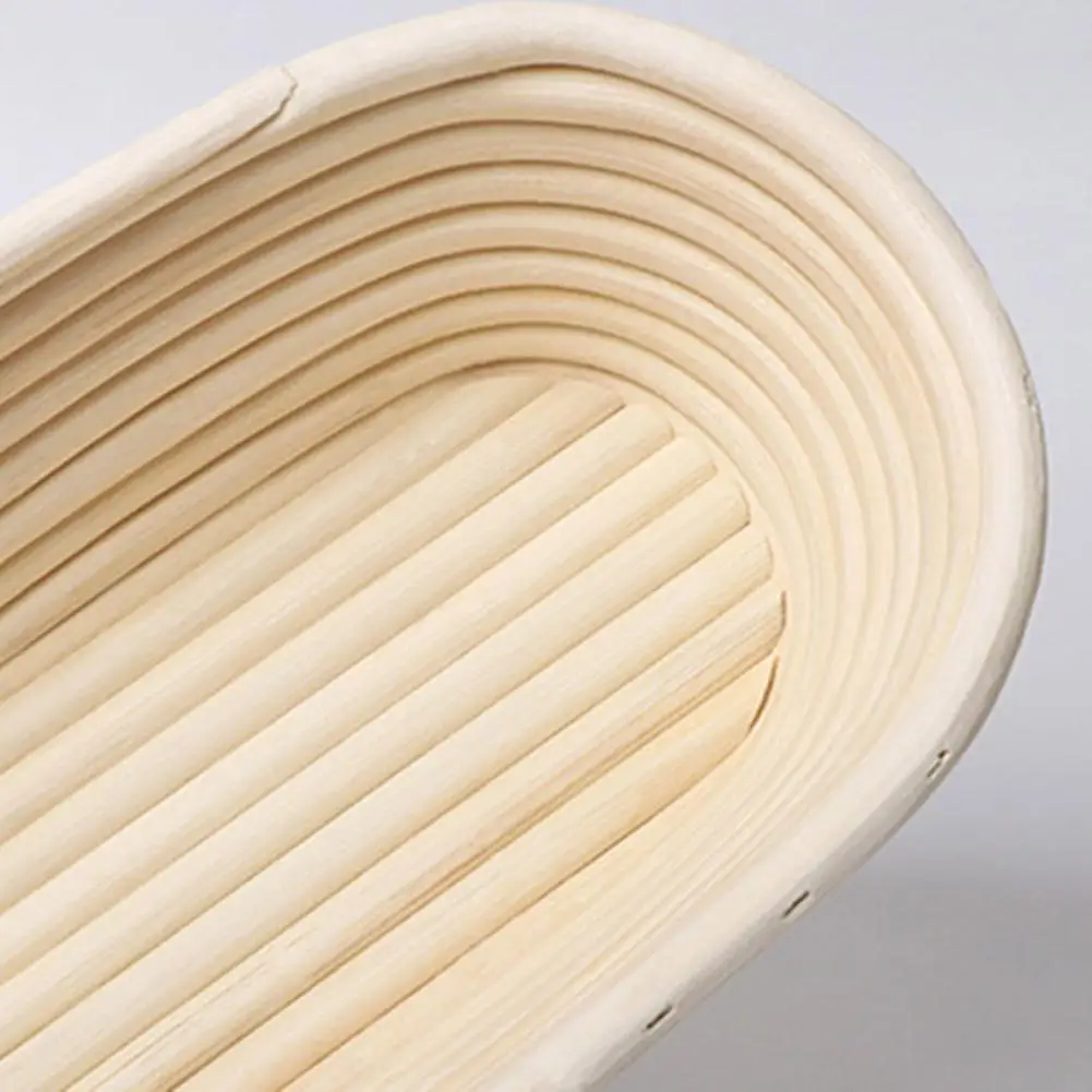 Indonesian Rattan Bread Basket Loaf Shape Handmade Braided Bread Proofing Basket Oval Rattan Banneton Basket Food Grade Baskets 5