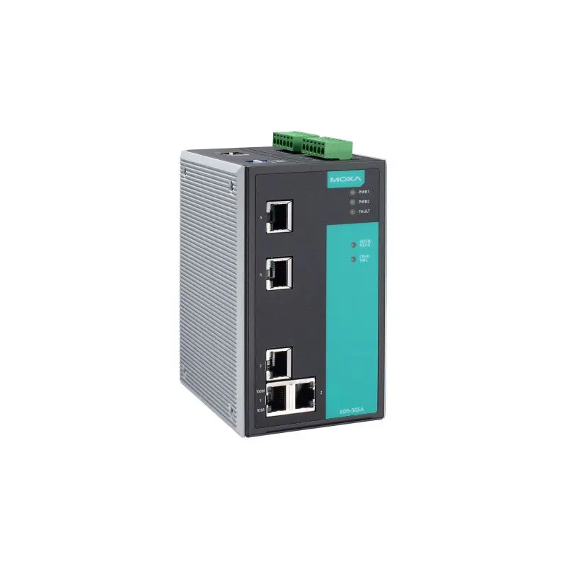 MOXA EDS-505A-MM-SC 5-port Managed Industrial Ethernet Switch