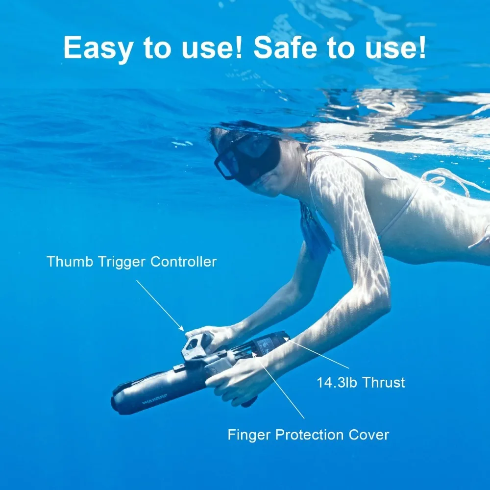 Underwater Scooter Sea Scooter Diving Propulsion Vehicle for Snorkeling and Diving