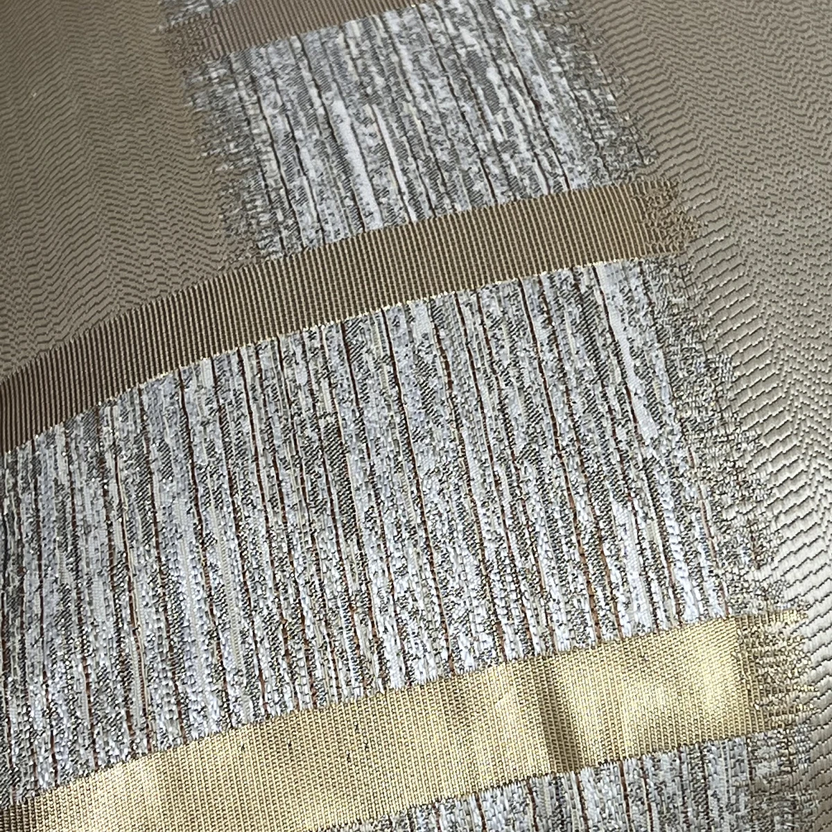 Luxurious Gold-Striped Holiday Cushion Cover and Pillowcase Set