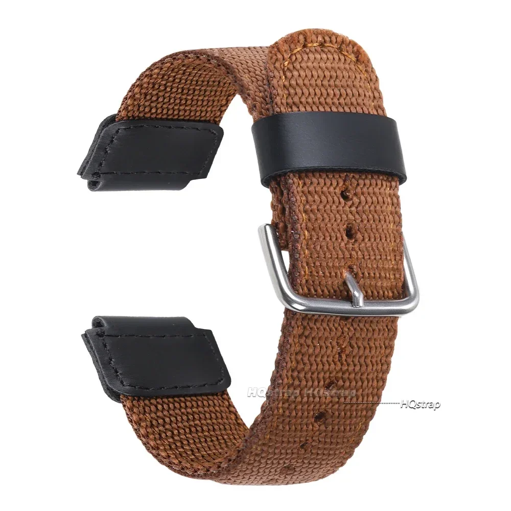 High-Quality Nylon Canvas Wristband - 18mm Unisex Watch Strap Accessory