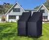 210D Waterproof Chair Organizer Stacked Chair Dust Cover Storage Bag Outdoor Garden Patio Dustproof Furniture Protector 5