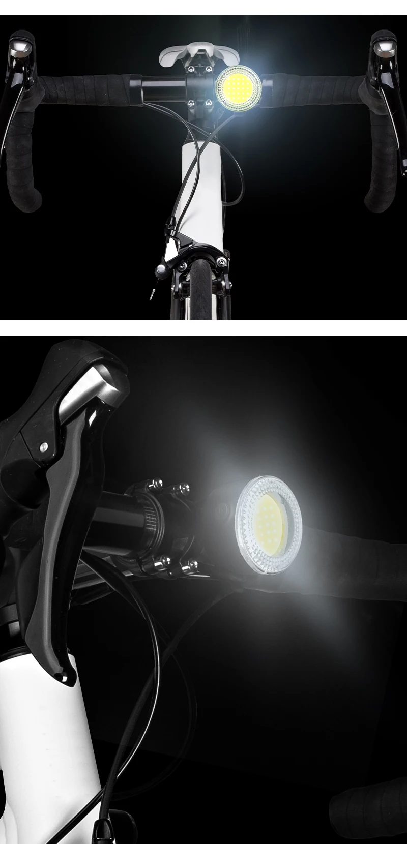 Bucklos kit éclairage vélo led rechargeable par usb avant et arrière_voghion.com