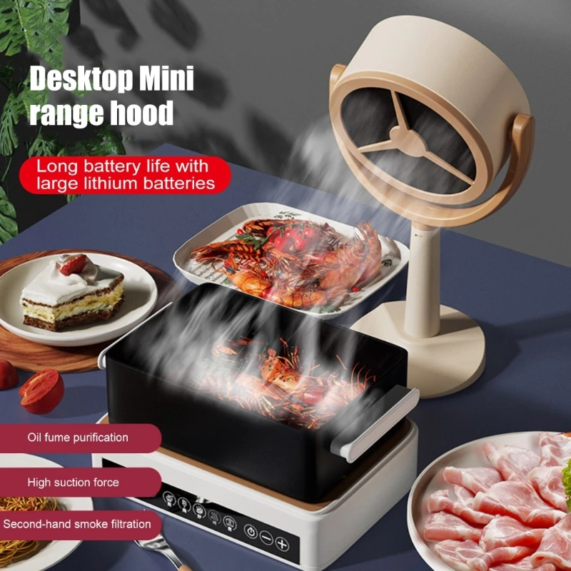 

Compact Mini Hood Portable Extractor Hood Hot Pot Extractor for Indoor