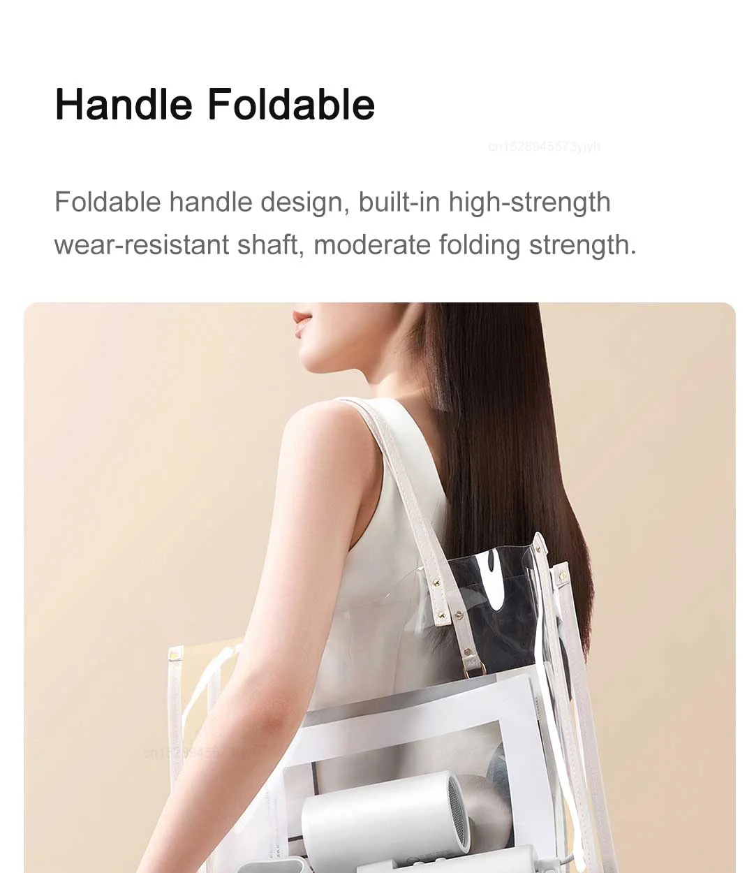 Xiaomi Mijia H101 Portable Anion Hair Dryer description image 3