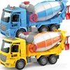 Large Simulation Engineering Mixer Truck Model Inertia Transporter Concrete Cement Truck Light Music Children Toys Gift 2