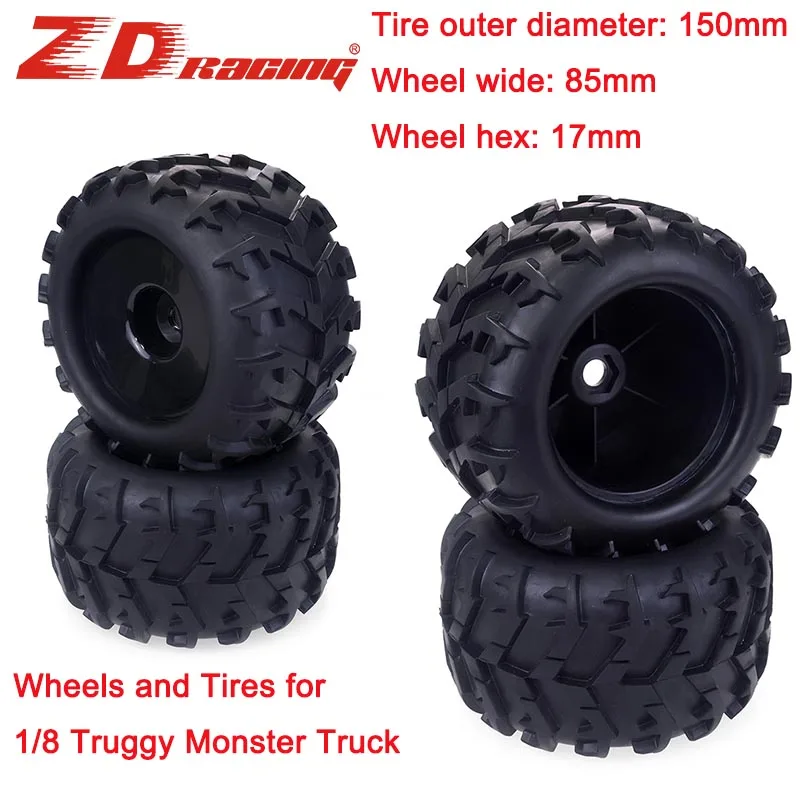 メール便不可】 ロッシ LST モンスタートラック 1 8用 タイヤ ホイール