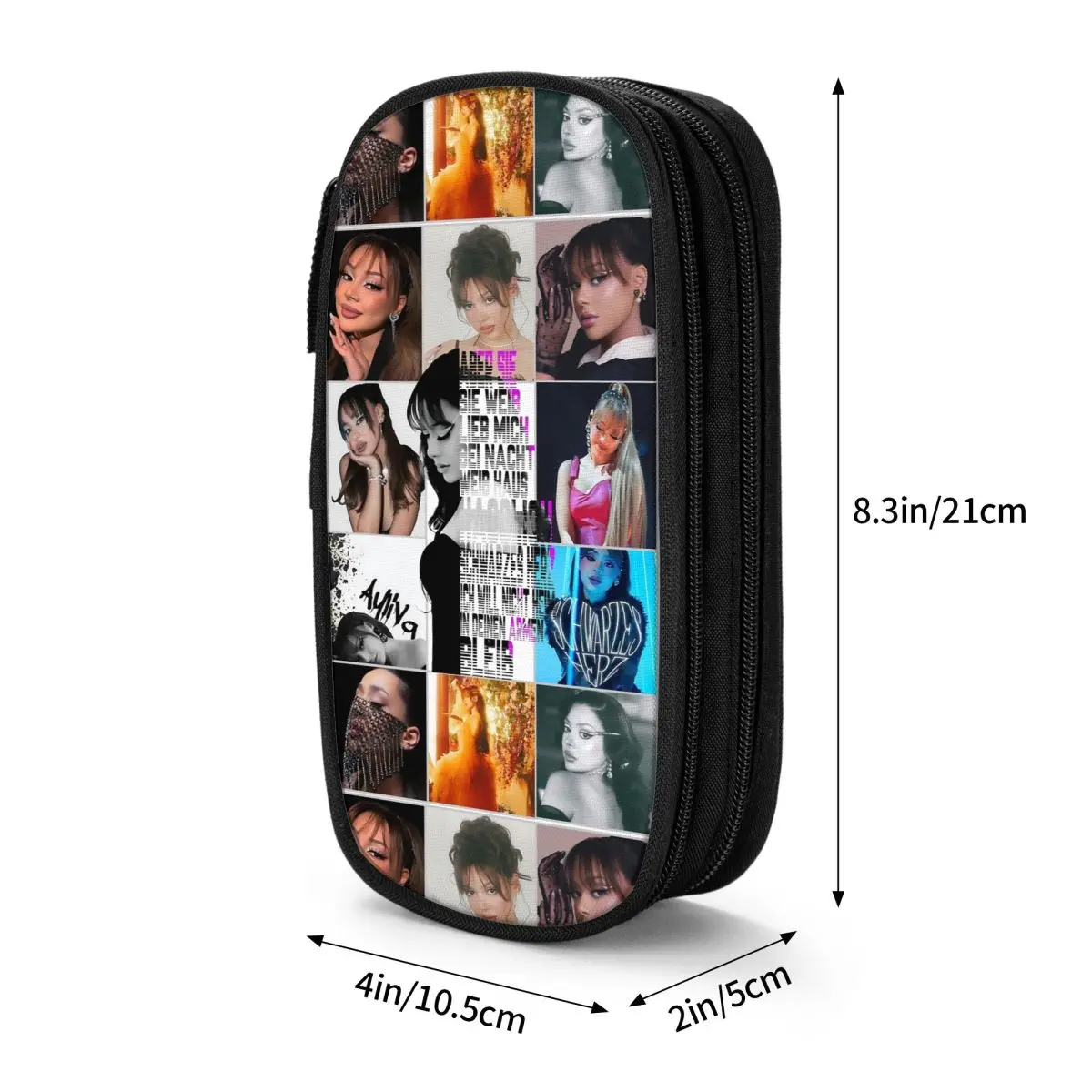 Pencil Cases Large-capacity Pencil Pouch Ayliva Liebe Tour School Supplies Double Layer Pencil Bag Girl Make Up Bag Birthday Gift