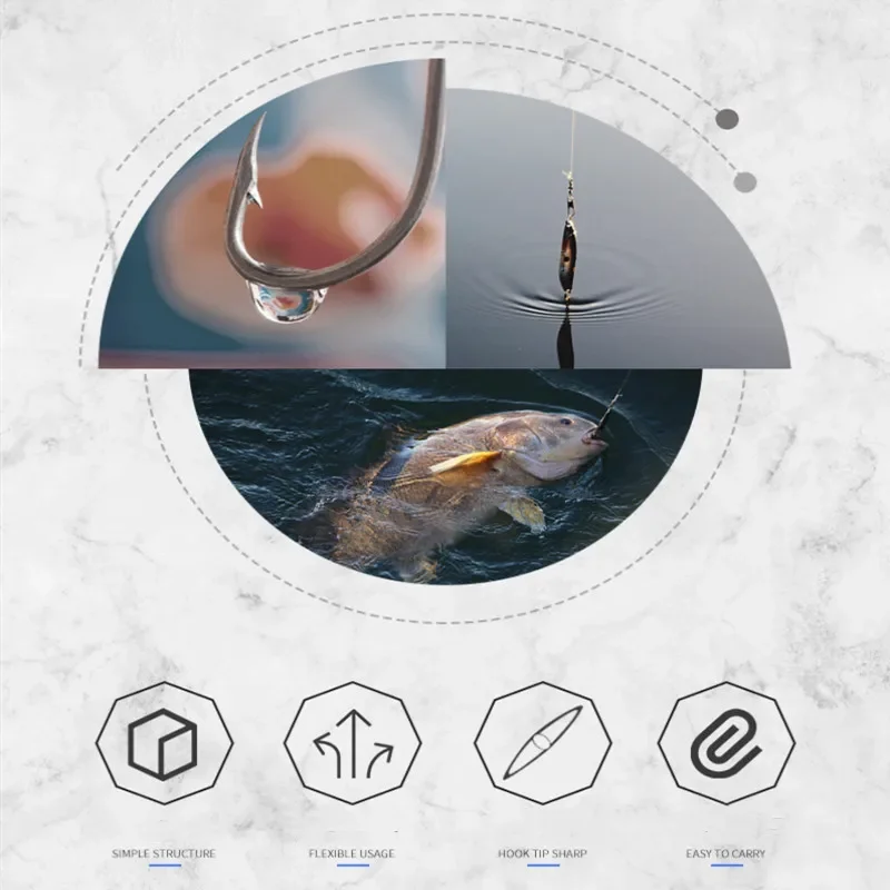 5 pièces appâts de pêche gabarits de calmar lumineux appâts