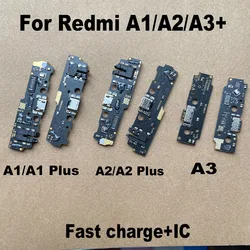 Enhanced USB Charging Port Mic Dock Board Flex Cable with IC for Fast Charging and 4G/5G Capability (For Redmi A5 4G)