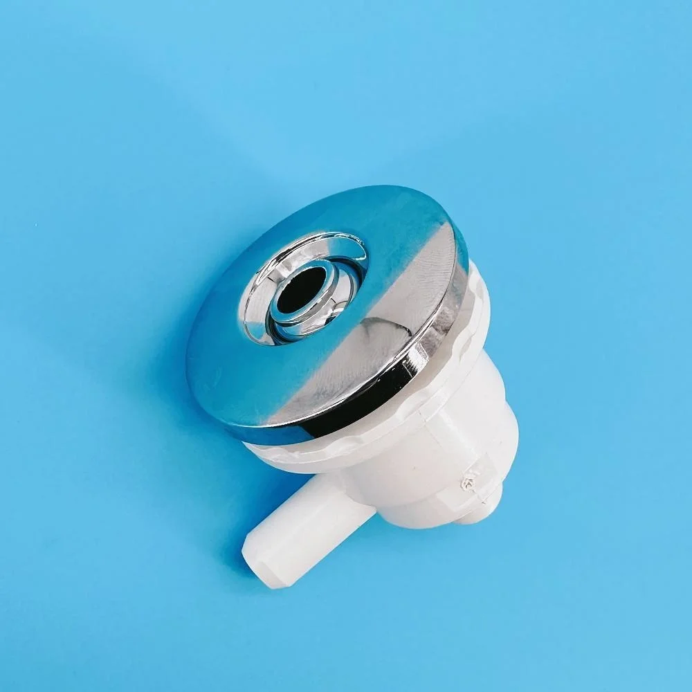 11.5mm Flat Cover Water Jet Small Nozzle 45mm ABS Cover Bubble Nozzle Chromed Cap PVC Base Massage Bathtub Jet