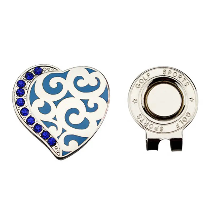 

Плюс Магнитная деталь из сплава, закрепите отметку для кепки для гольфа, чтобы разместить мяч, базовая связь для вашего партнера