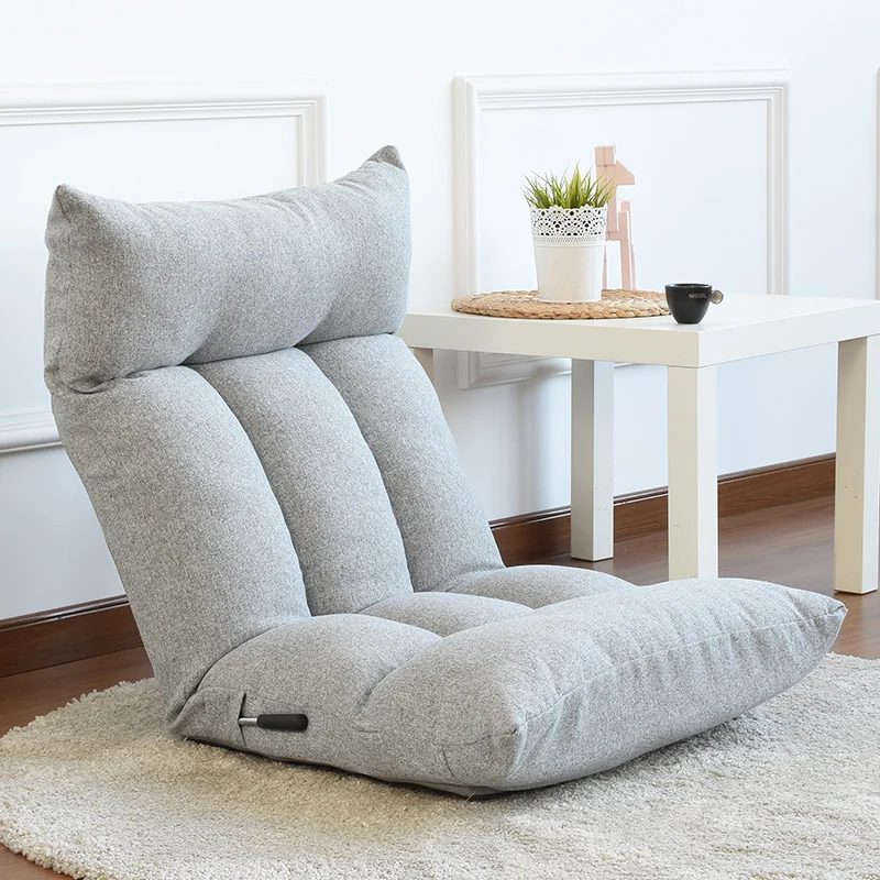 Floor Chair Adjustable Backrest and Headrest Folding Lazy Recliner Floor Seating Sofa Chair for Reading TV Watching Meditating