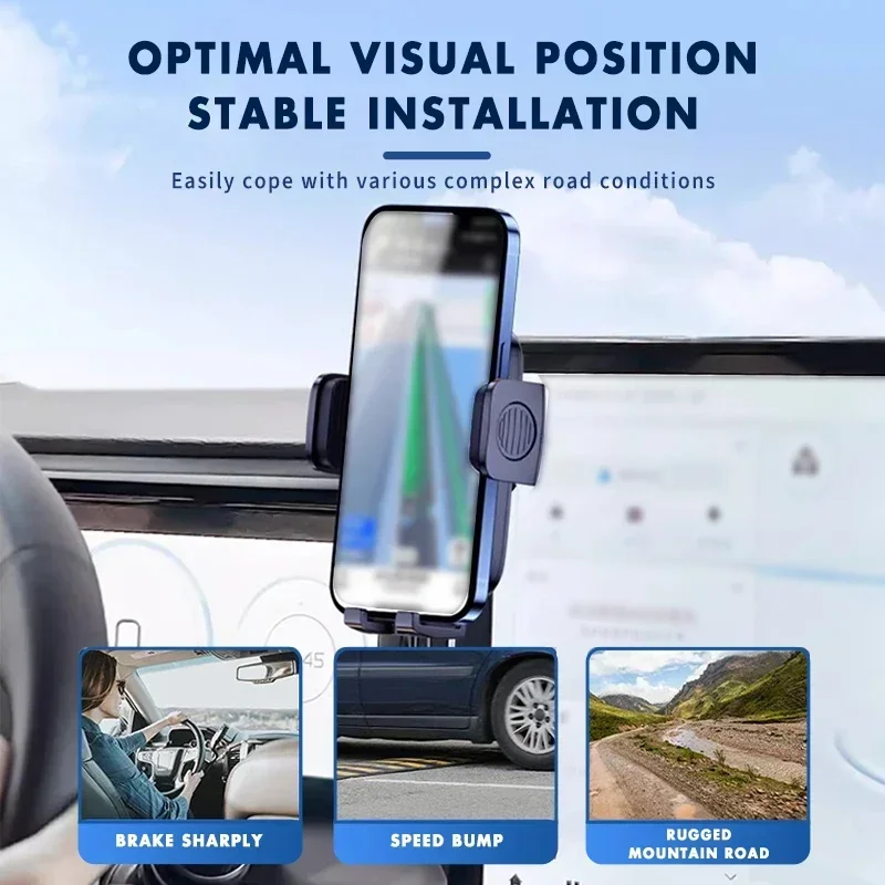 닛산 Altima 2022 용 스크린베이스 자동차 전화 홀더 마운트 중앙 제어 대시 보드 전화 홀더 스탠드 GPS 자동차 커버