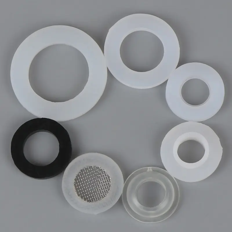 Dual-Tone Rubber and Silicone Flat Gasket Sealing Ring