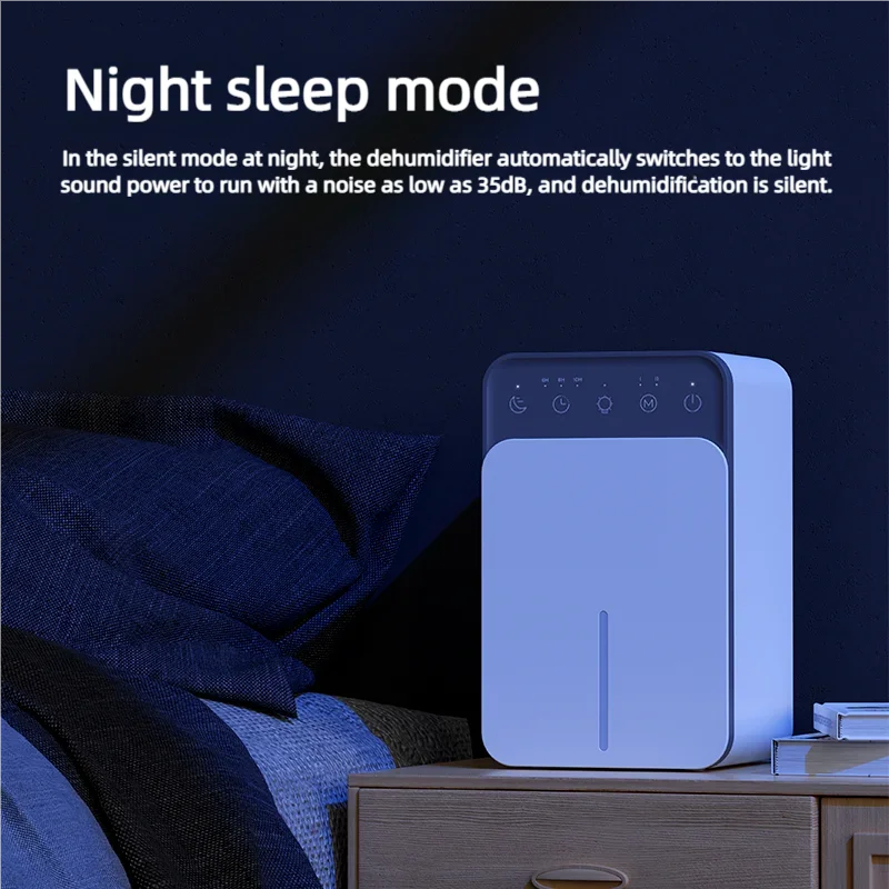 مزيل رطوبة الهواء بتوقيت ذكي 1.5 لتر، مجفف هواء لإ...