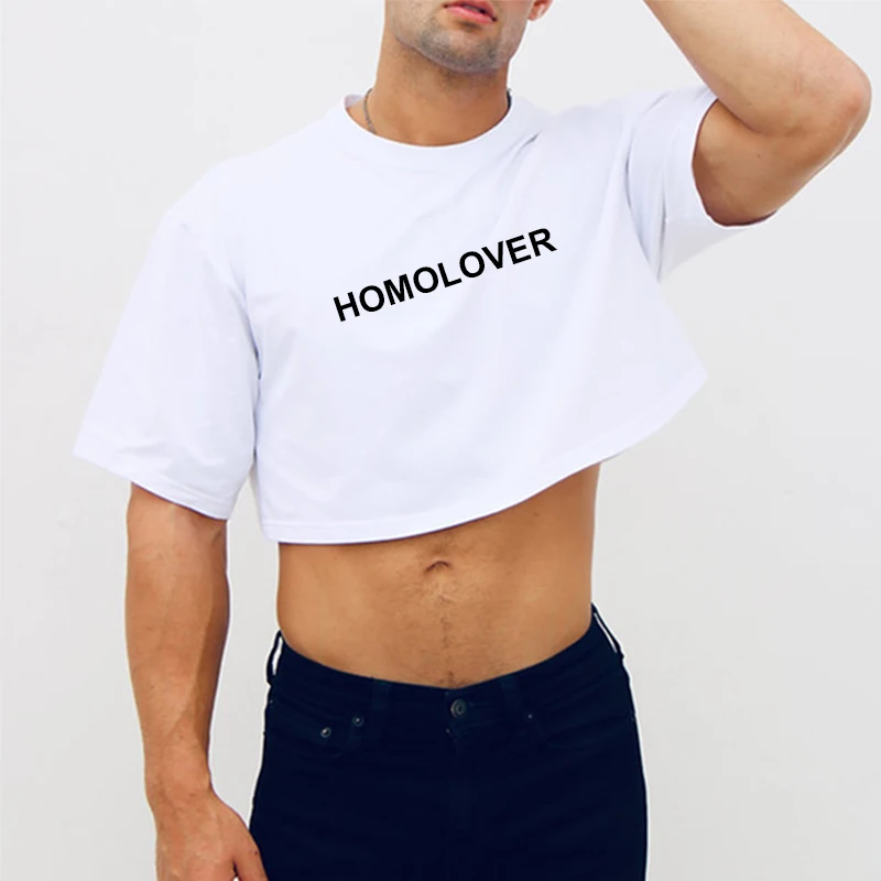 

2023 Summer Men's Short Sleeve T-shirts Cotton Casual T-shirt High Collar Shirt Male Breathable Tee S-XL Oversized Crop-Top