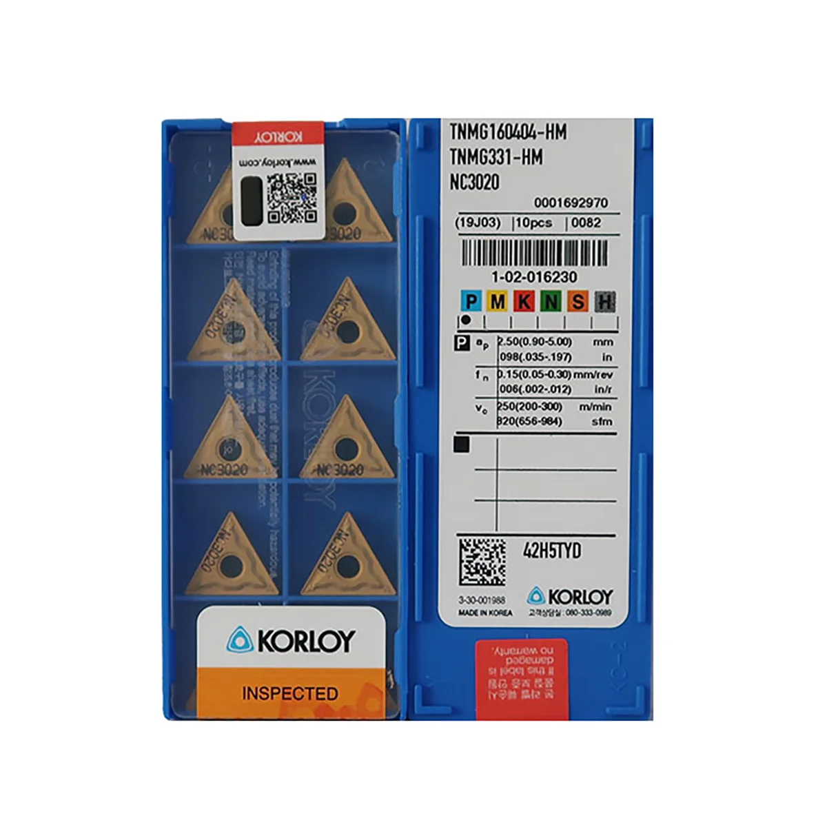 

KORLOY 100% Original TNMG TNMG11 TNMG16 TNMG22 TNMG110308 TNMG160404 TNMG160408 TNMG220404 HM Medium Carbide Turning Inserts