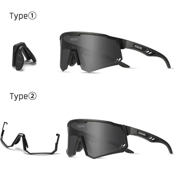 Óculos Esportivos High-End / Masculino e Feminino / Polarizado Premium / Ciclismo, Corrida e Outdoor / Armação TR90 Desmontável / Almofadas de Nariz Confortáveis / Lentes de Troca Rápida 3