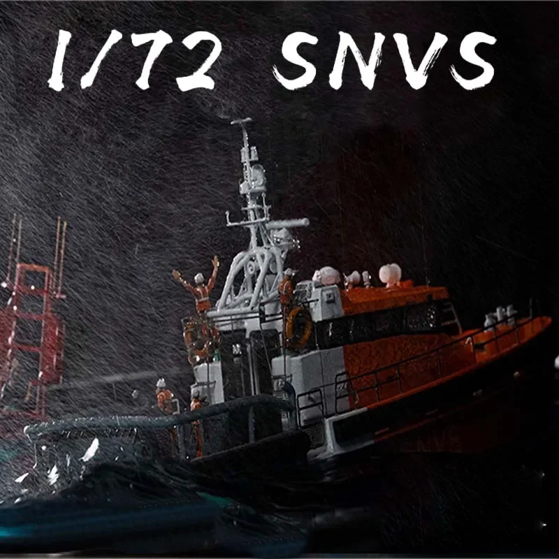 1/72 Realistic Remote Control Model Ship Remote Control Ship Model Kit Rescue Ship Toy Small and Exquisite Boat Model Gifts 2