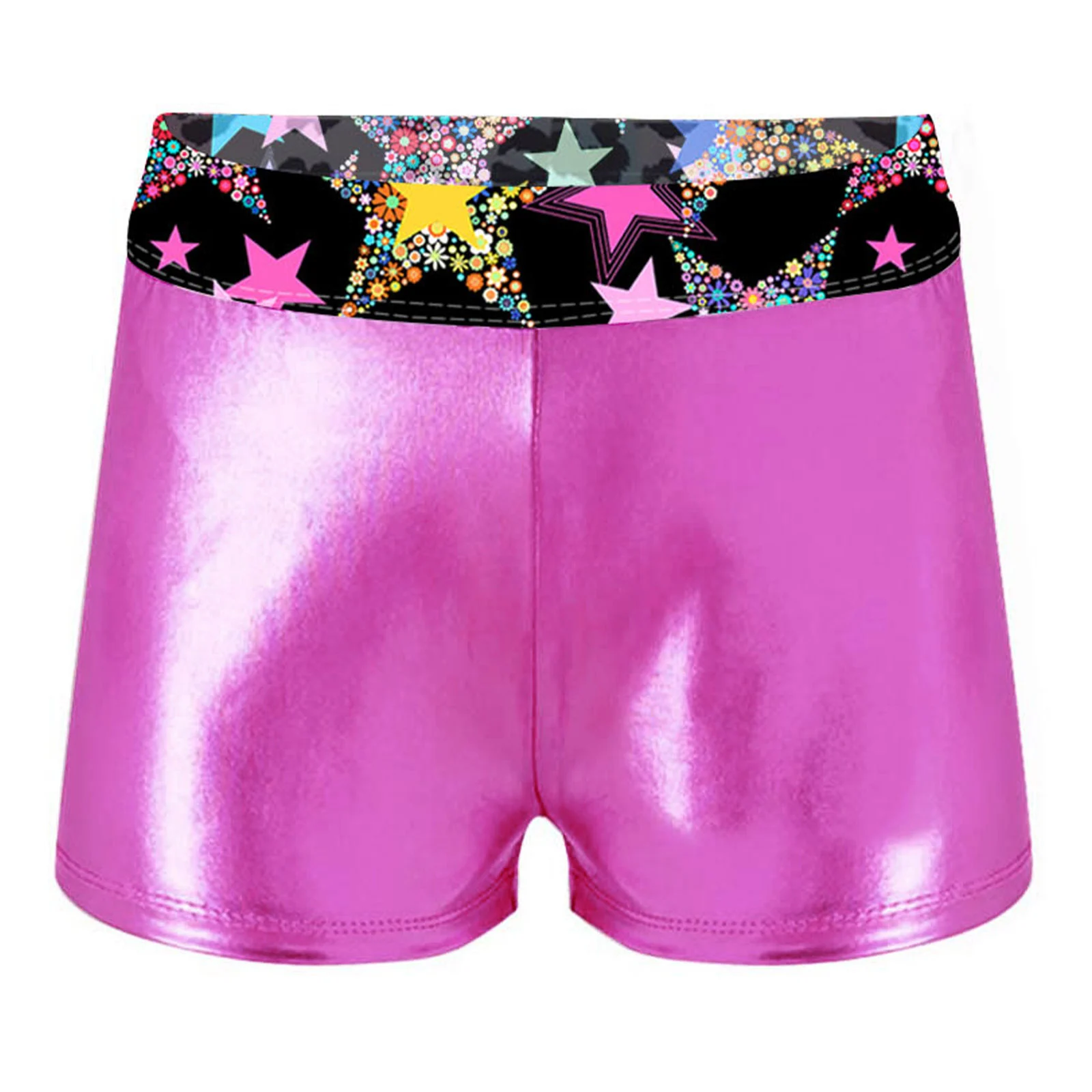 Kids Girls Sports Outfits Ballet Gymnastics Unitards One Piece Print Leotards with Shorts for Skating Dance Tumbling Activewear ballet leotard