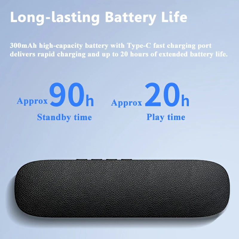 Under Pillow Bone Conduction Bluetooth Speaker Sleep Aid Hifi Stereo Sound Soundbar Wireless MP3 Music Player Support TF Card AU