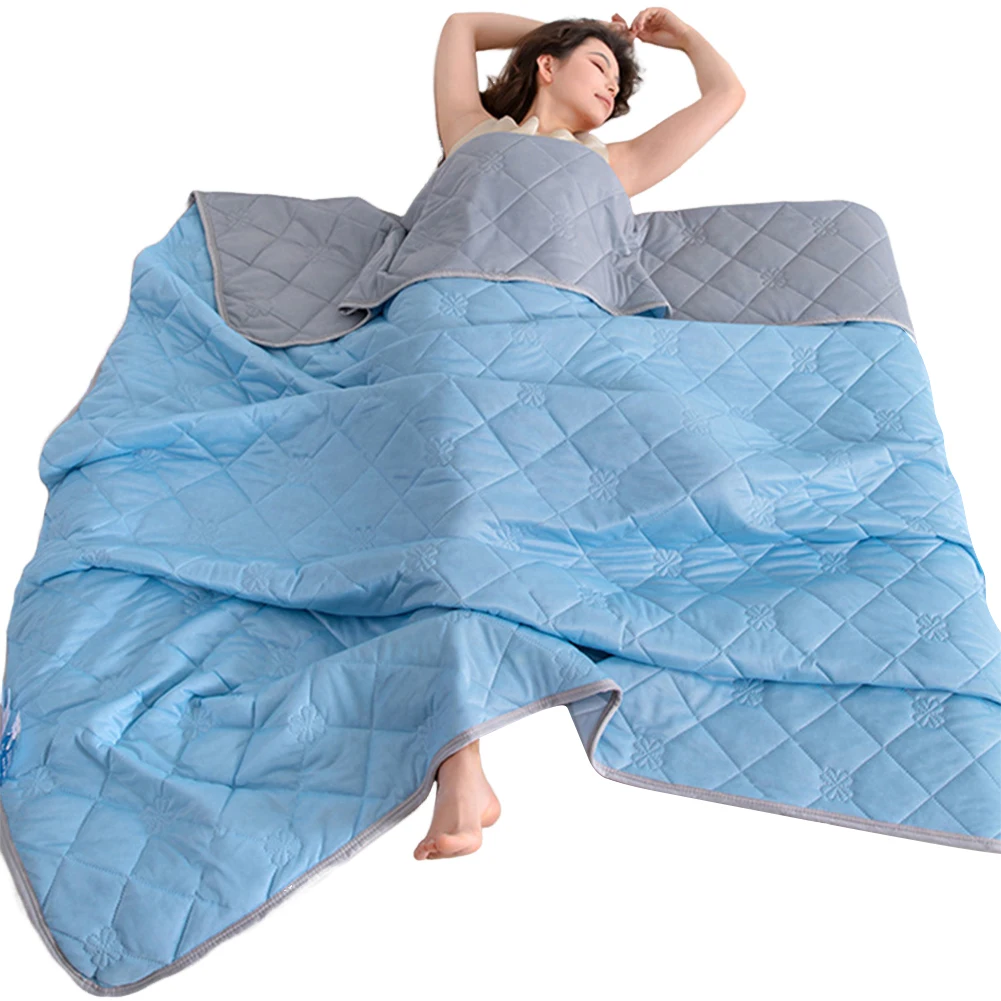 Silk Summer Quilt Lightweight Breathable Cooling Comforter