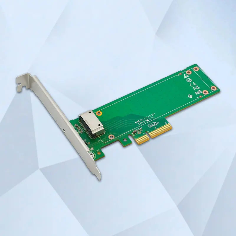 PCIe4.0 x4-단일 포트, EDSFF E1.S NVMe SSD 카드