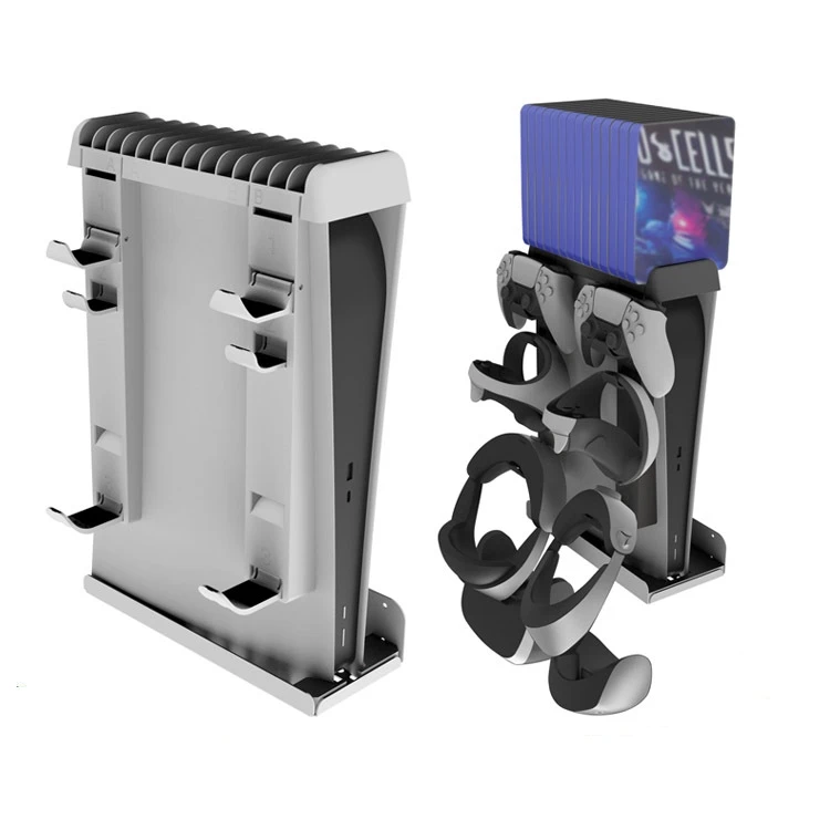 

For PS5 Console wall mount for PS VR2 Joystick/headset Mount Game Disc Case Organizer