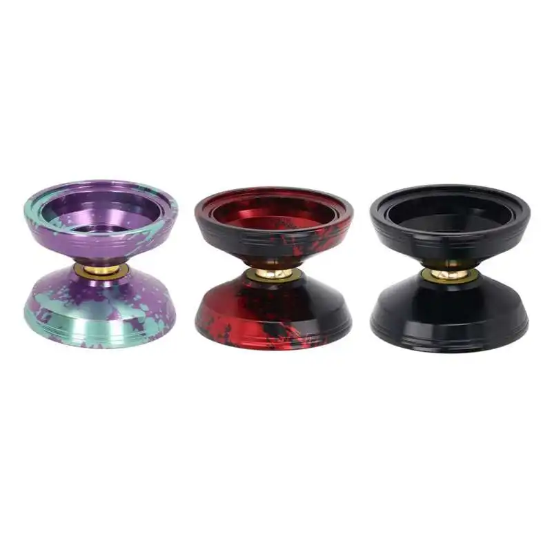 Children Unresponsive Yoyo Professional Aluminum Alloy Yoyo Toy Birthday Gift String Glove