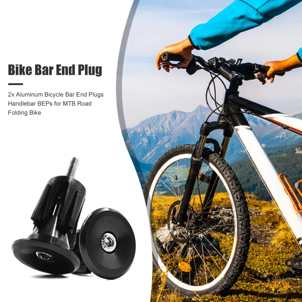Bicycle Bar End Plugs Aluminum Handlebar BEPs Outdoor Cycles Biking Entertainment for MTB Road Folding Bike Parts