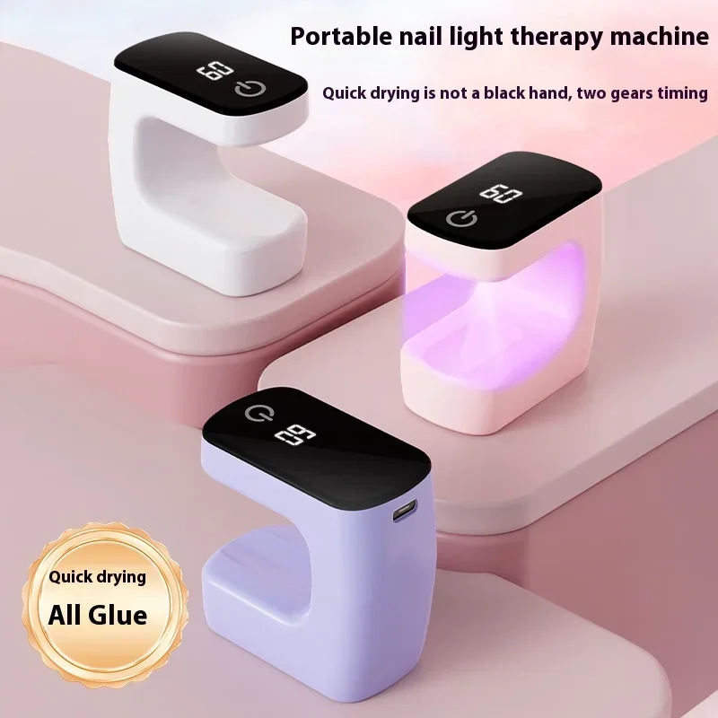 New Nail Drying Lamp 3LED Lamp Mini Nail Dryer UV Lamp Manicure Machine With USB Cable Gel Nail Polish Dryer Home Travel Use