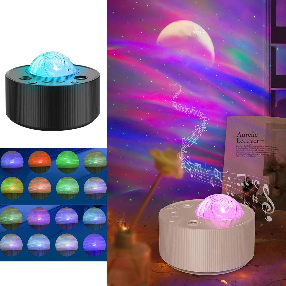 

RGB Mini Disco Light Projector USB Rechargeable LED Star Atmosphere Projection Lamp Sound Stage Effect Wedding Xmas Party Lamp