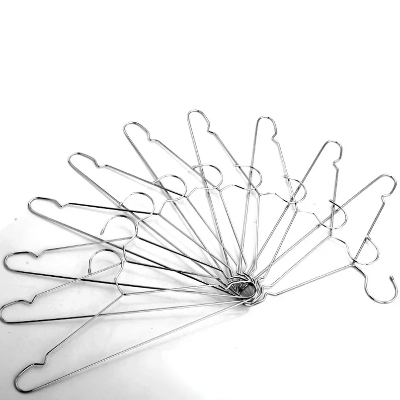 

Rack Hook Clothes Storage Organizer Coat Metal Shirt Space Hangers 10pcs/lot Stainless Dry Trouser Steel