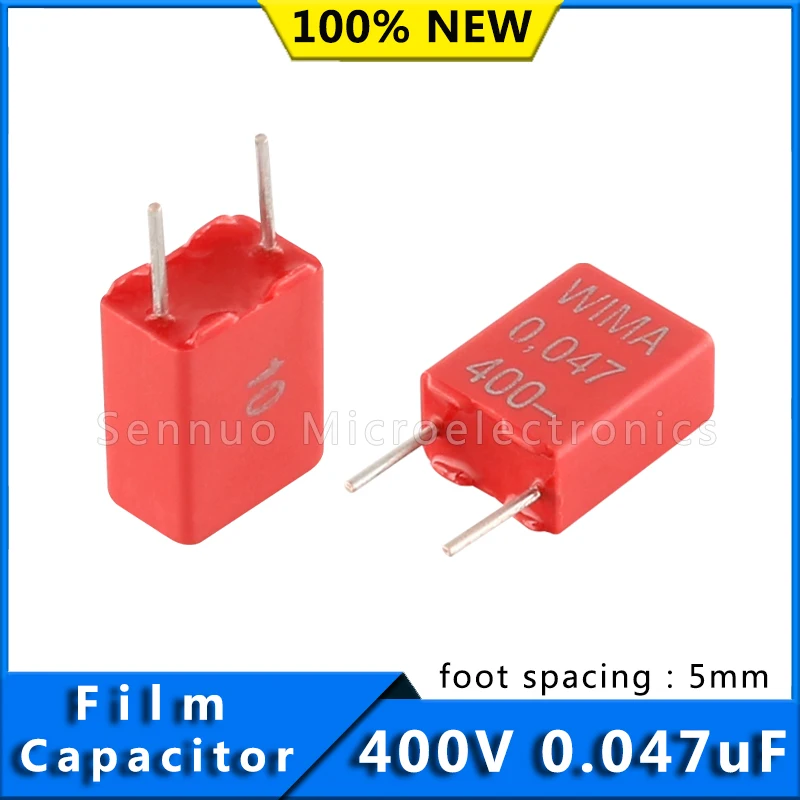 

5/10pcs New German WIMA Film Capacitor MKS2 400V 0.047UF 400V 473 Pitch 5mm Audio Infinity Capacitor MKS2G024701E00KSSD