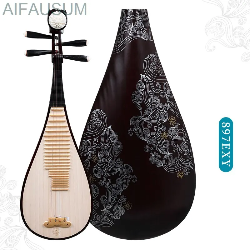 

88cm beginner Children lute Pipa Practice 4-stringed Chinese lute Ethnic Musical Instruments
