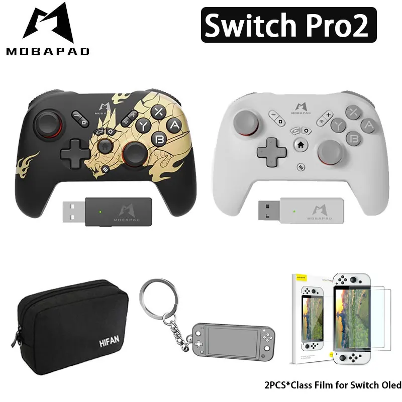 

MOBAPAD Switch PRO2 Wireless Contoller Wake Up For Nintendo Switch Support NFC No Drift Joystick For PC Android iOS Gamepad
