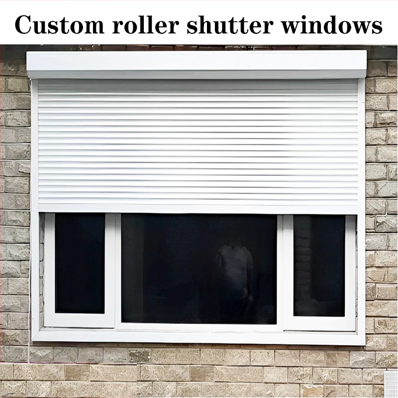 גלגל חלונות מותאם אישית מבודד אלומיניום נגד גניבה עם שלט רחוק לפתיחת חלונות ודלתות