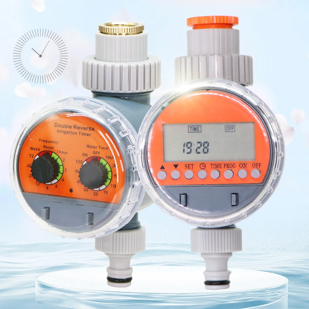 

1pc 1/2" 3/4" Ball Valve Garden Watering Timer Irrigation Controller Programmable Valve Mechanical Automatic Drip Sprinkler Tool