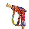 4350PSI High-Pressure Water Gun, Graffiti Design, 1L Foam Spray Gun, 1/4" Quick Nozzle Set with Rubber Base 5