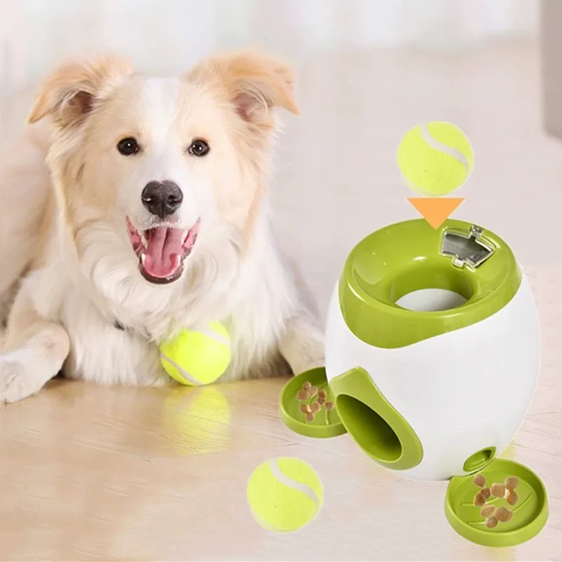 

Creative Automatic Dog Feeder Pet Dog Dog Self-high Artifact Training Reward Machine Leakage Food Machine Tennis Ball Machine