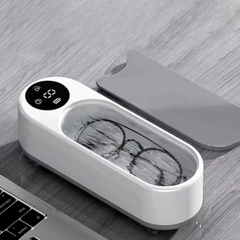 Portable Household Cleaning Machine, 450ml Clean Pod Ultrasonic Cleaner, Jewelry Cleaner Machine for Ring, Glasses, Makeup Brush 1