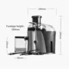 Stainless Steel Fruit Vegetable Centrifugal Juice Extractor Automatic Pulp Ejection Big Mouth Fruits Vegetable Juice Extractor 6