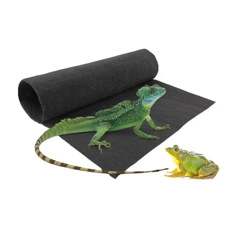 Turtle Terrarium Mats Reptile Mats Washable Pet Aquarium Bedding Substrate Liner Non-Adhesive Comfortable Reptile Cage Mats