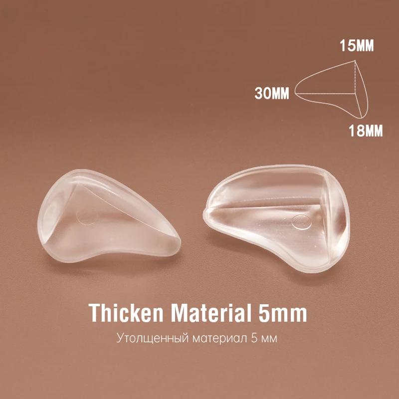 Silicone Rubber Corner Protector 4pcs Child Baby Safety Table Corner Edge Protection Cover Anti Collision Edge Guards furniture corner protector decorative corner cover