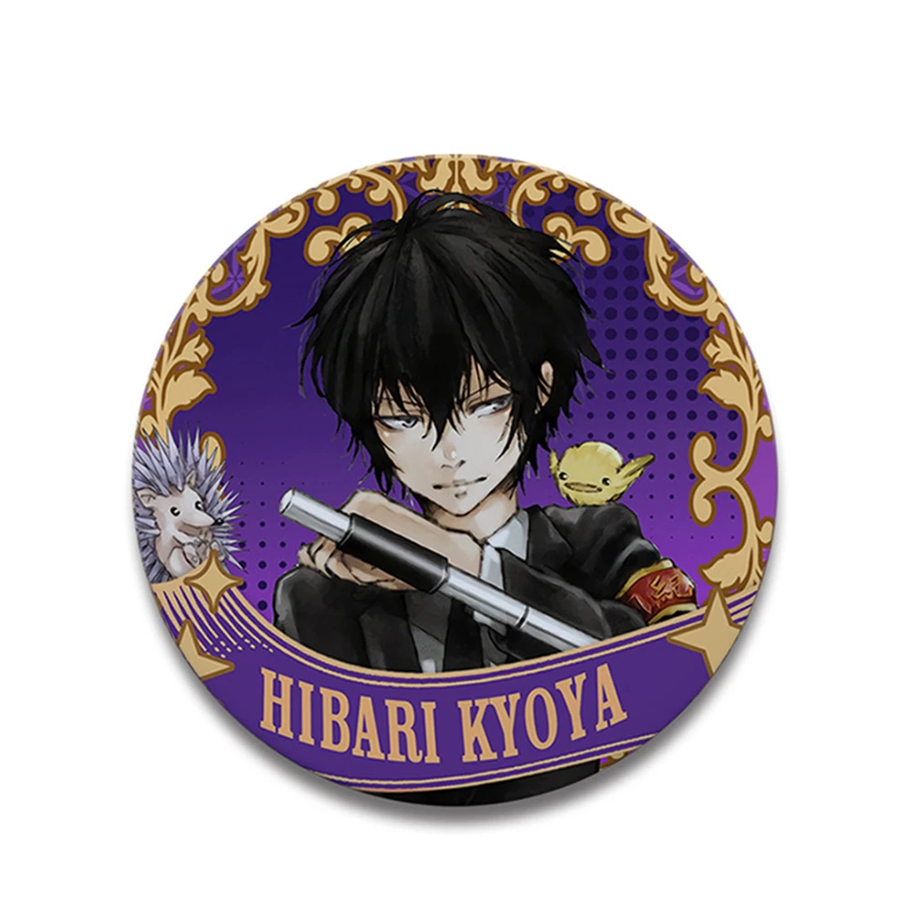 58mm Anime Katekyo Hitman Reborn Sawada Tsunayoshi Gokudera Hayato Cosplay  COSTUME Badge Pin SPTE Tinplate Brooch Prop Xmas Gift - AliExpress, image size:1000x1000