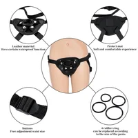 Strap On Dildo Für Frauen Realistische Penis mit Saugnapf G-punkt Anal Dildos Gürtel Tragbare Höschen Dick Sex Spielzeug für Erwachsene Vagi 5