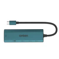 ONTEN Original UC125 Tpye-C Multi-Function Docking Station 5-in-1 HDTV RJ45 USB DP 3.0 HUB 2